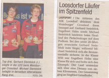 Bericht Loosdorfer Läufer im Spitzenfeld