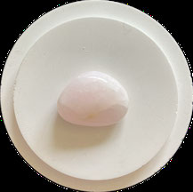 Mangano Calcit rosa Trommelstein 