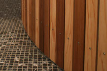 badkamer hout cederhout