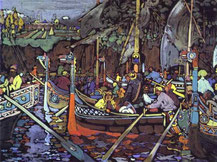 Kandinskij, La canzone del Volga, 1903