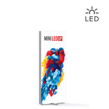 LED-RollUp mit Textilgrafik PIXLIP POP