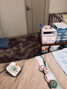 ここで妊婦健診をします。