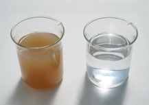Raw water = Before Treated water = After Treated water = After