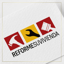 reformesuvivienda логотип, дизайн логотипу будівельної компанії, дизайн логотипу компанії з ремонту, ідеї, графічний дизайнер, Юлія Стріжкіна