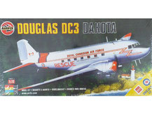 Modellbausatz des Passagierflugzeuges DAKOTA DC-3 im Maßstab 1:72 von der Firma Airfix,  05031