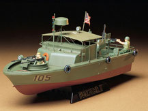 Modell-Bausatz aus Plastik eines amerikanischen Patroulienbootes   im Maßstab 1:35 von der Firma TAMIYA,  35150