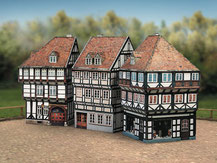 628,  Altstadt-Set 2,  Schreiber-Bogen Kartonmodell im Maßstab 1:87