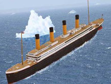 782, Titanic für Kinder ,  Schreiber-Bogen Kartonmodell im Maßstab 1:700