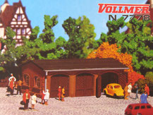 Garagen als Modell für die Spur N von Vollmer , 7778