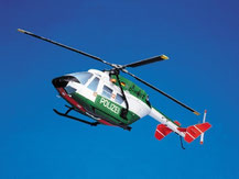 574, Eurocopter Polizei ,  Schreiber-Bogen Kartonmodell im Maßstab 1:24