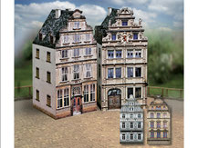 697,  Altstadt-Set  6,  Schreiber-Bogen Kartonmodell im Maßstab 1:87