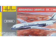 Modellbausatz des Passagierflugzeuges Caravelle im Maßsatb 1:200 von der Firma Heller,  49074