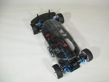 Glasklare Regenabdeckungen von Modellbau Kroh für das TAMIYA TA-07 Chassis