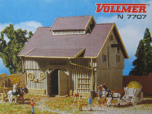Scheune als Modell für die Spur N von Vollmer , 7707