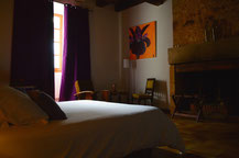Das Zimmer Iris mit einem Doppelbett (160 x 200)