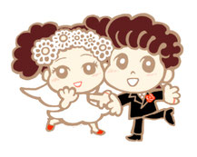 イメージキャラクターアイちゃんクルくんがあなたの婚活を応援します。