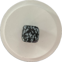 Schneeflockenobsidian Trommelstein