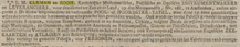 Opregte Haarlemsche Courant 09-05-1816. KB Delpher.