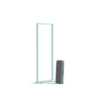 Lineup RGB-Leucht-Stele 100x300 cm