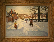 Alfred Swieykovski, Paysage de neige