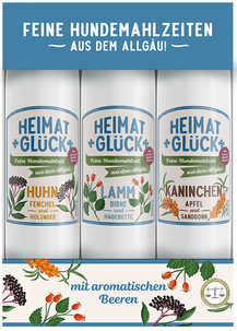 Reico Heimatglück Beeren Trio - Hundewurst Huhn, Lamm, Kaninchen