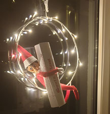 Ankunft von Elf in the shelf 2019