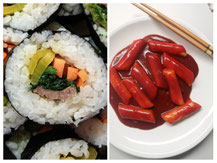 Gimbap und Tteokbokki