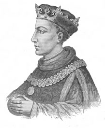 Henry V. Illustration from Cassell's History of England - Century Edition (Source : publiée par circa 1902,  téléversée par Kelson, Wikipedia)