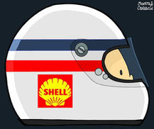 Helmet of Derek Bell by Muneta & Cerracín