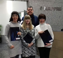 Momento de entrega de nuestra Plataforma a la Empresa.