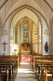 Blick in die Rüschendorfer St.-Agnes-Kirche | Foto: Gabriel Isenberg, 2016
