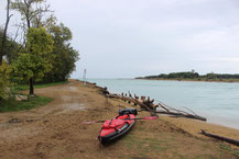 Ende einer Tour bei Lignano