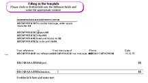 PC/GEOS Office Assistant template Personal letter