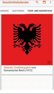 Bild: App "Geschichtskalender"
