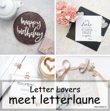 letterlaune zu Gast im Lettering Interview bei den Letter Lovers mit einer Anleitung für einen personalisierten Kuchen mit Handlettering