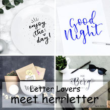 herrletter zu Gast im Lettering Interview bei den Letter Lovers mit einer Anleitung für Sternchen Buchstaben