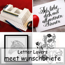wunschbriefe zu Gast bei den Letter Lovers im Lettering Interview mit einem Tutorial für eine optische Illusion