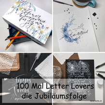 Letter Lovers - die 100ste Jubiläumsfolge mit Pikkablue