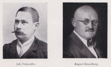 Portraits from: Prof. Dr. August Jegel; Die wirtschaftliche Entwicklung von Nürnberg-Fürth, Stein und des Nürnberger Raumes seit 1806, Lorenz Spindler, Nürnberg 1952, Bilderanhang III.