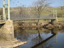 The Swing Bridge near Reeth