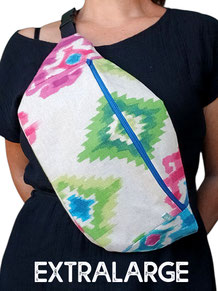 Crossbody Bag Ikat Muster multicolor