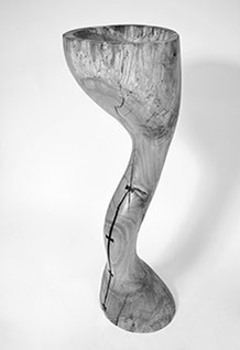 Jörg Pietschmann · V1305 · Norway Maple, collectible design, vessel, bowl, woodworking, interiordesign, woodsculptures, art, woodart, wooddesign, decorativewood, originalartwork, modernwoodsculpture, joerg pietschmann, functional sculpture, artfurniture