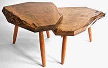 Jörg Pietschmann · T1043 · Walnut, Black Cherry,arttable,woodtable,coffeetable,homedecoration,sculpture,table,woodworking,interiordesign,woodsculpture,art,woodart,wooddesign,decorativewood,originalartwork,modernwoodsculpture,joergpietschmann,oldwood
