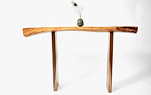 C1024 · Oak, Black Walnut#bench#stool#console#sculpture##woodworking#interiordesign#woodsculptures#art#woodart#wooddesign#decorativewood#originalartwork#modernwoodsculpture#joergpietschmann#oldwood