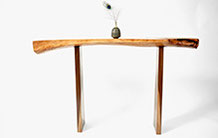 Jörg Pietschmann · C1024 · Oak, Black Walnut, stand, regal, shelf, rack, desk, console, sculpture, woodworking, interiordesign, woodsculpture, art, woodart, wooddesign, decorativewood,originalartwork, modernwoodsculpture, joerg pietschmann