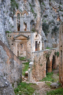 Ruinen des Klosters Katholiko.