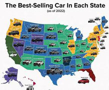 2024年3月14日B FaceBook The Best Selling Car In Each State
