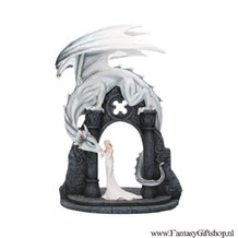 Fantasy Giftshop - Draak - Dragon - Elfje - Fairy - Beeld - Gwyneth's Overseer - 45cm