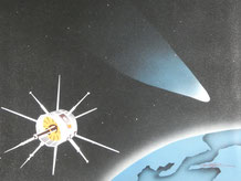 Satellit im All