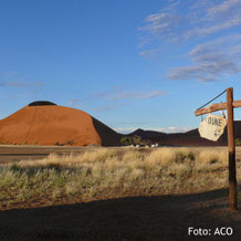Die Dünen von Sossusvlei in Namibia